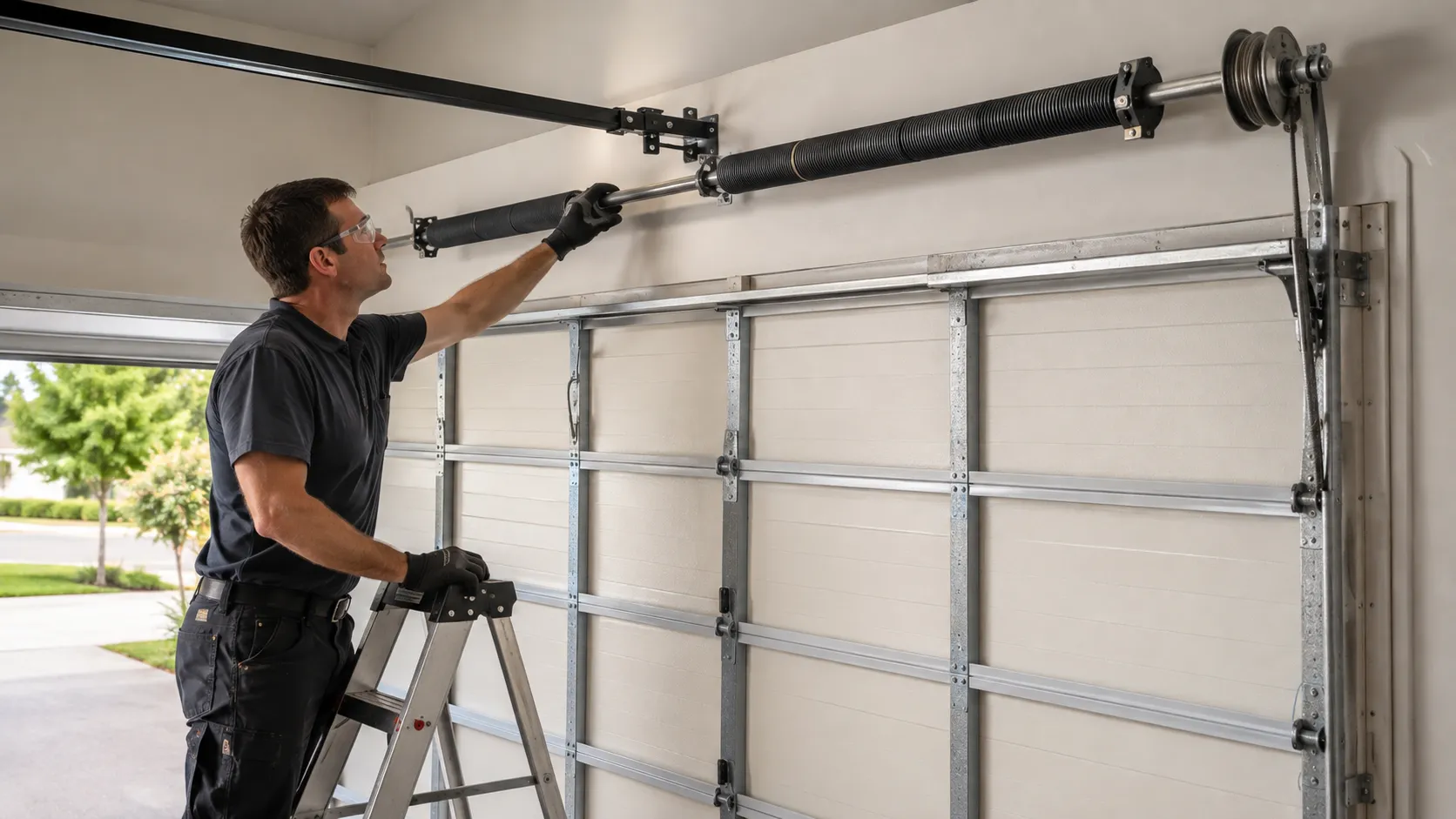 Garage door maintenance in Fayetteville, NC